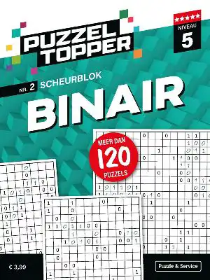 Puzzelblok binair 5 punt nr.2 puzzeltopper