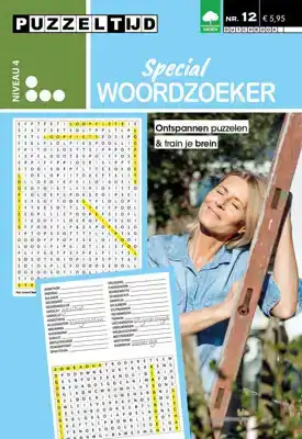 96 pag. Woordzoeker special 4 stippen nr12