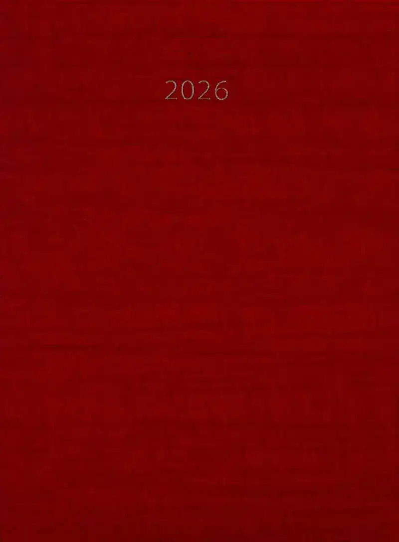 Weekagenda 2026 Rood 17x24cm