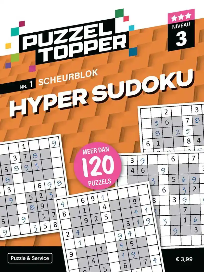 Puzzelblok Hyper Sudoku 3 punt nr1