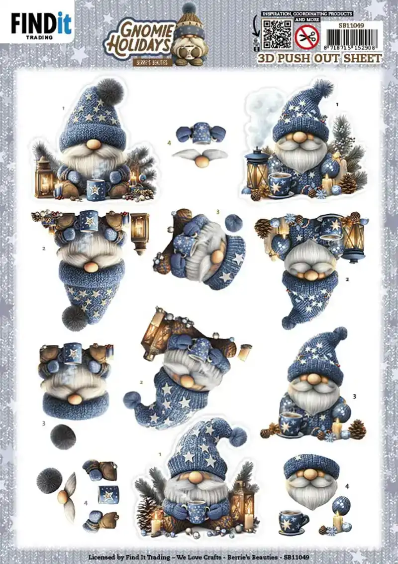 Berries Beauties gnomie holidays push out blue