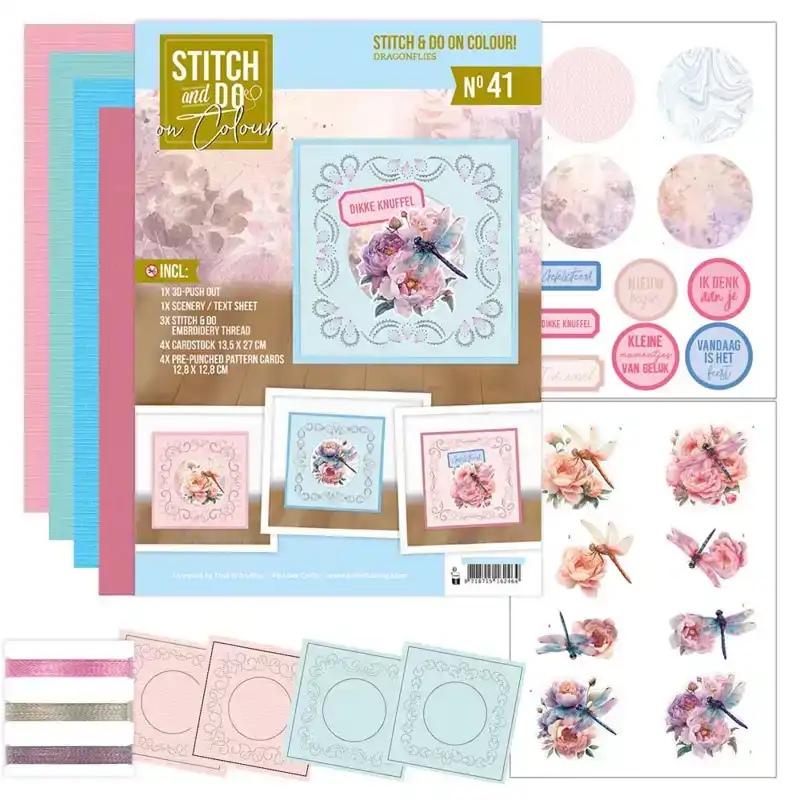 Stitch and do on Colour 41 Dragonflies