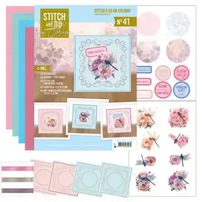 Stitch and do on Colour 41 Dragonflies