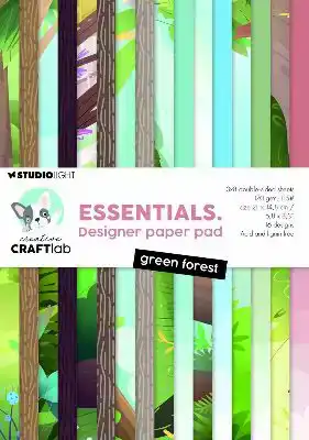 Creative Craftlab Essentials Designer Paper Pad Green forest