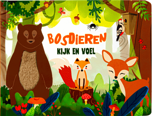 Kijk en voel Bosdieren