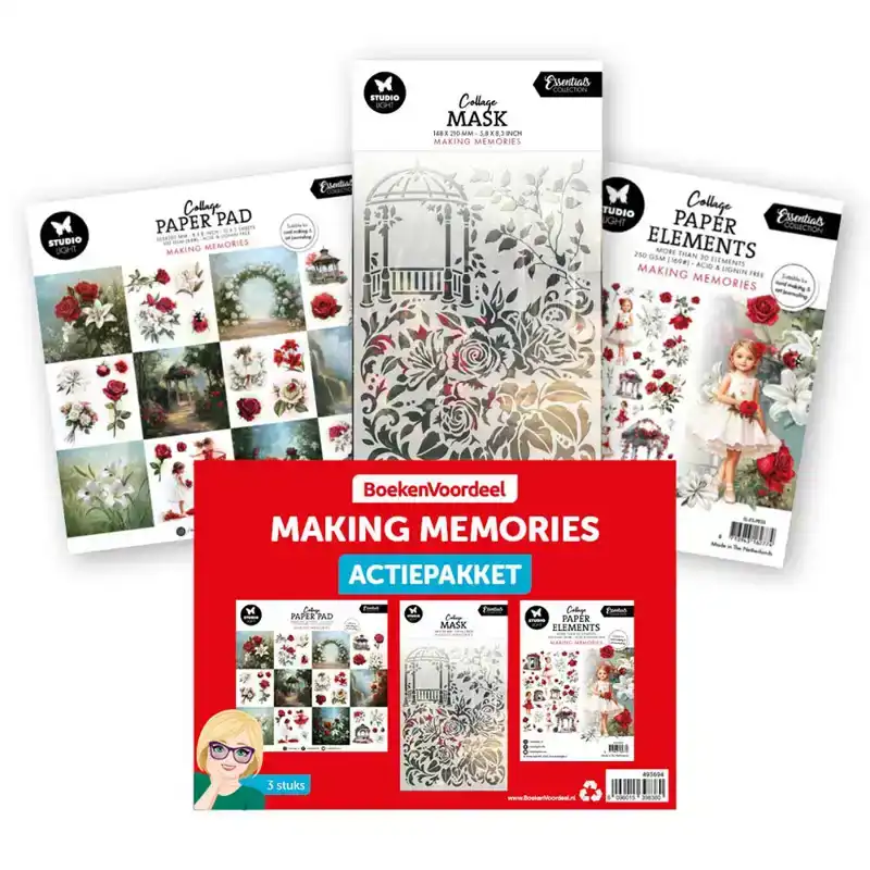 Actie pakket making memories 3 delig