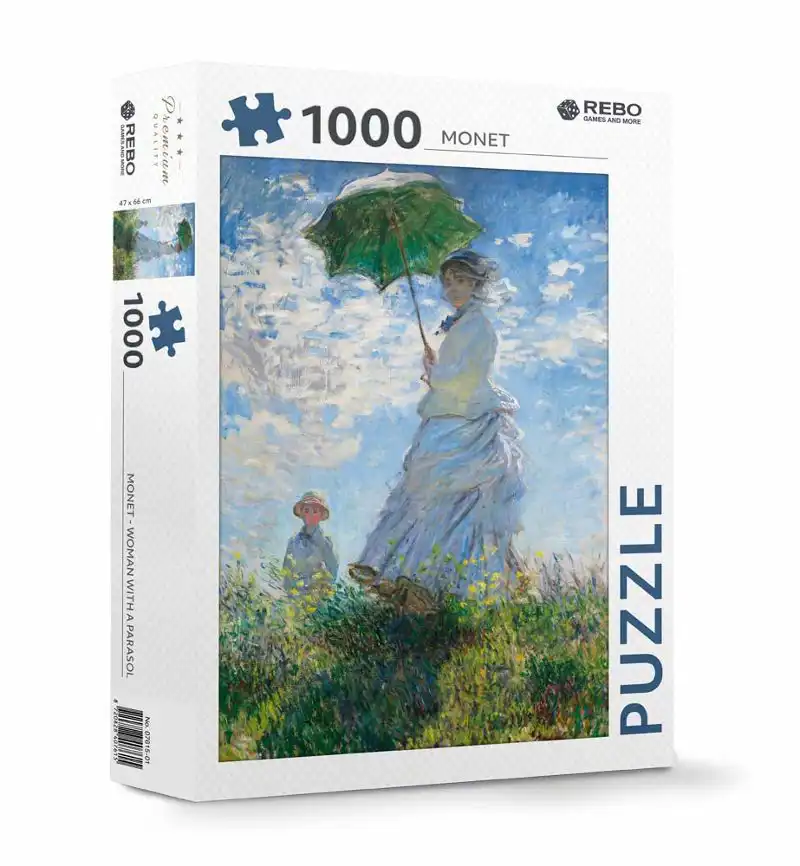 Legpuzzel Monet - Woman with a parasol 1000 stukjes
