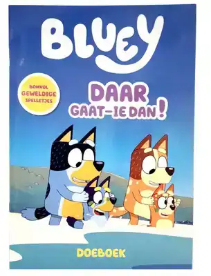 Bluey doeboek - Daar gaat-ie dan!