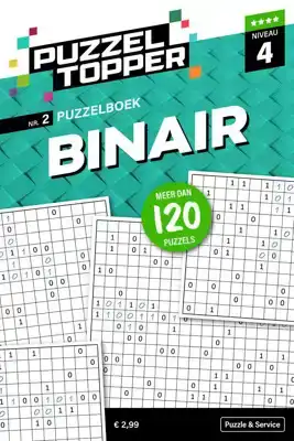 Puzzelblok binair 4 punt nr.2 puzzeltopper