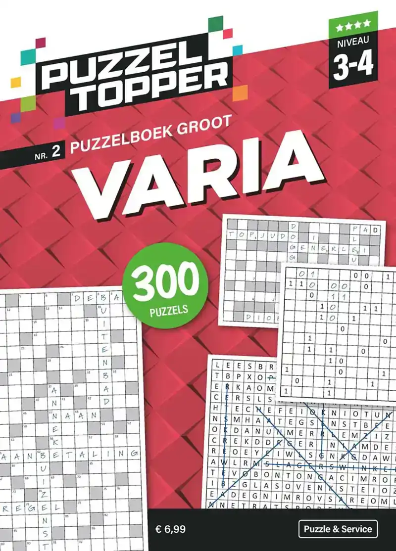 Puzzelboek groot varia 3-4 punten nr.2 Puzzeltopper