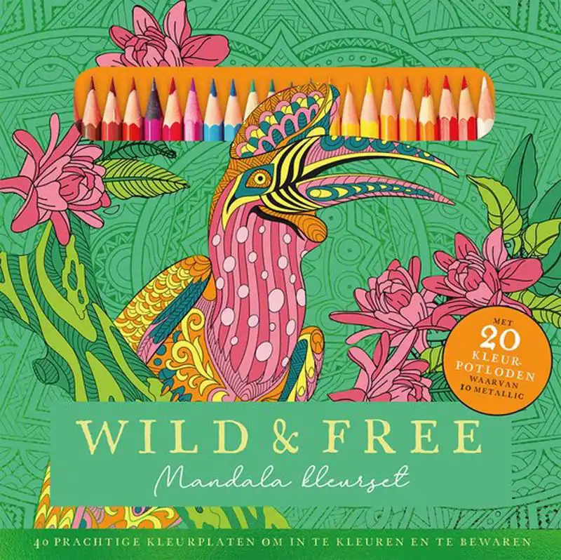 Wild & free Mandala kleurset