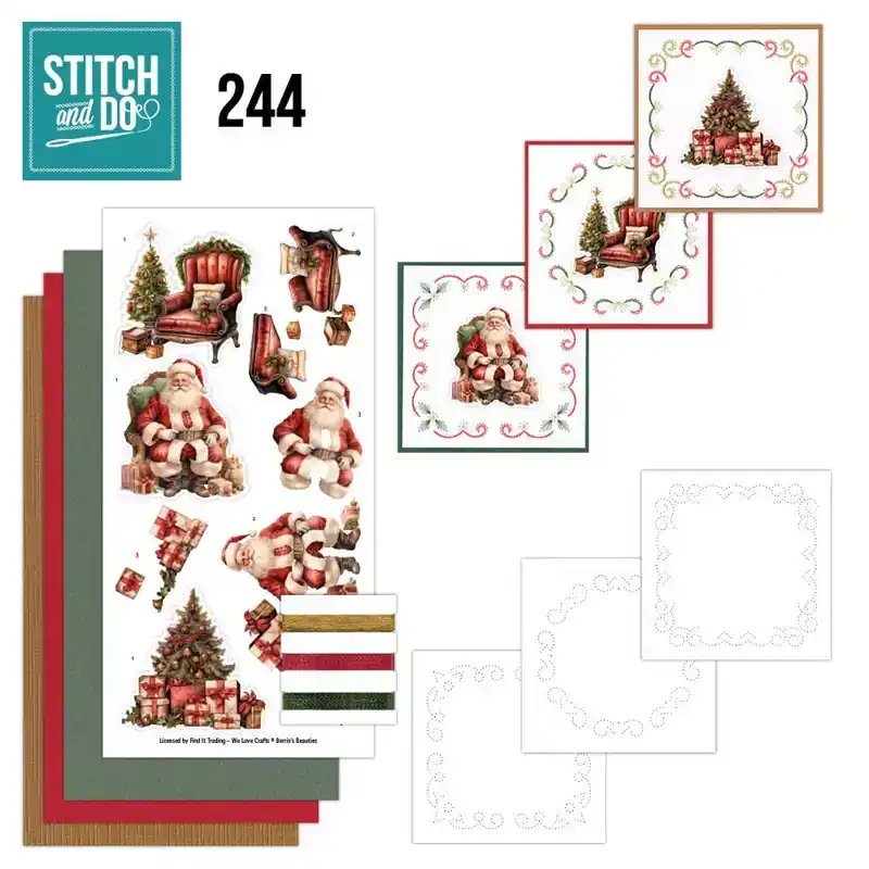 Stitch and Do 244 - Berries Beauties - timeless christmas