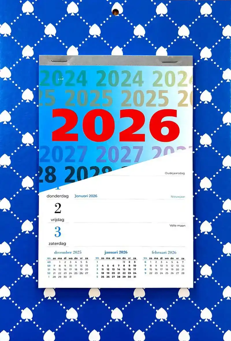 Weekblok kalender 2026 Schoppen
