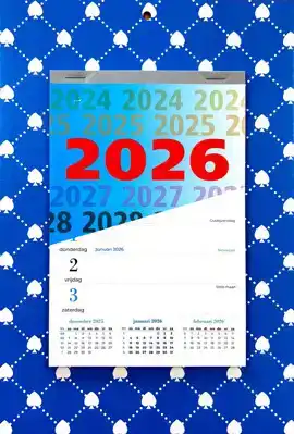 Weekblok kalender 2026 Schoppen