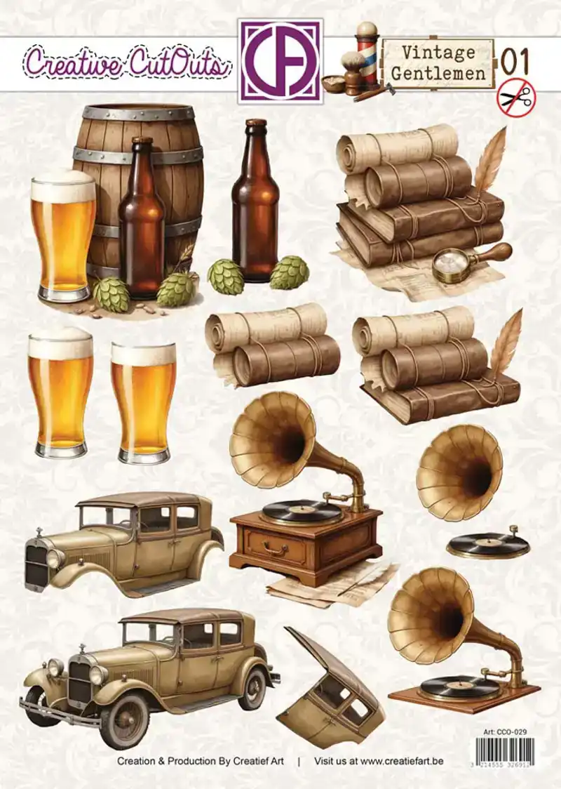 Vintage Gentlemen stansvel 01