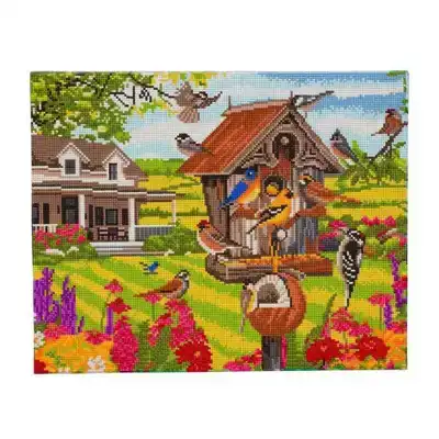 Crystal art kit Garden Birds