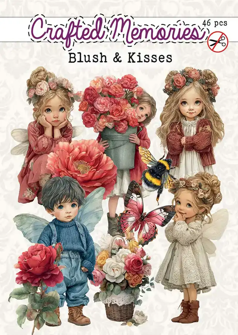 Blush and kisses stansplaatjes 46st