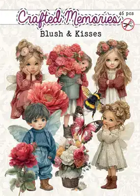Blush and kisses stansplaatjes 46st