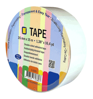 Dubbelzijdige tape rol 35mmx15m