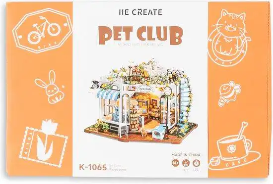 Miniatuur Bouwpakket L Dierenwinkel voor Volwassenen & Kinderen