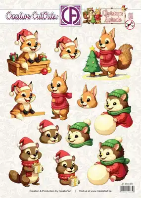 Christmas Animals stansvel 1
