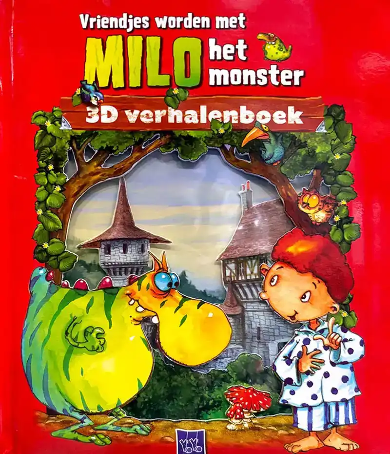 Vriendjes worden met Milo het monster 3D verhalenboek