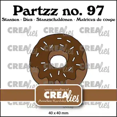 Crealies donut groot