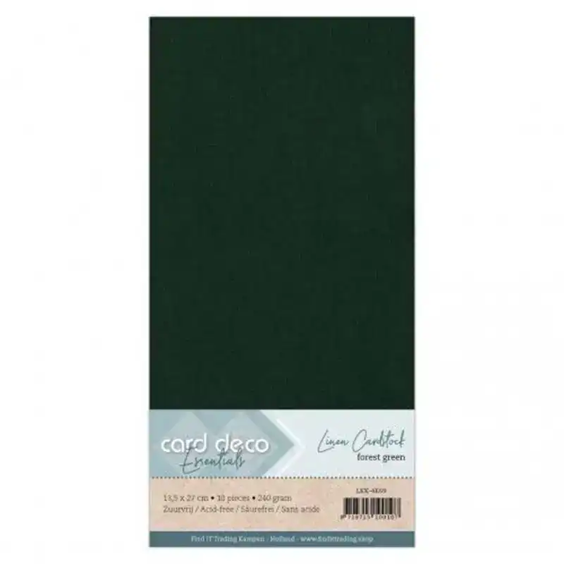 Linen Cardstock 4K Forest Green