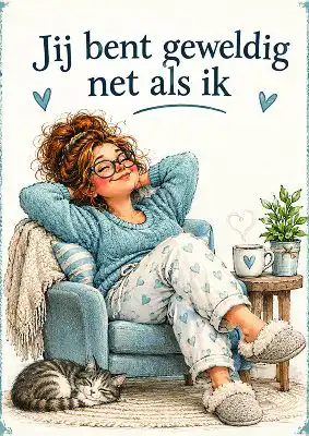 Spreukenbordje: Je bent geweldig....