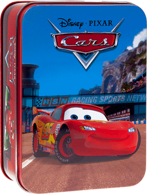 Disney Cars 50 Spelideeen in Blik
