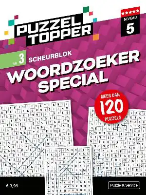 Puzzelblok woordzoeker Special 5 punt nr.3 puzzeltopper