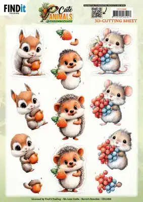Berries Beauties Knipvelset Cute Animals