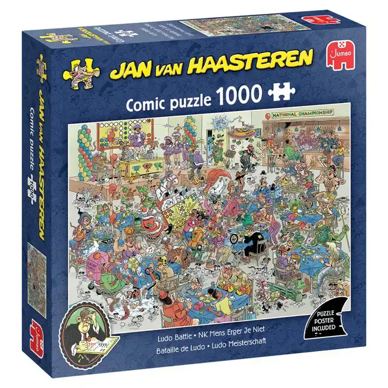 Legpuzzel Jan van Haasteren Mens Erger Je Niet