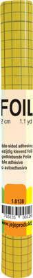 Tweezijdig klevend folie op rol van 1mtr