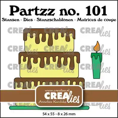 Crealies taart