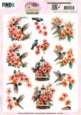 3D Knipvelset Berries Beauties Blooming Harmony Serenade