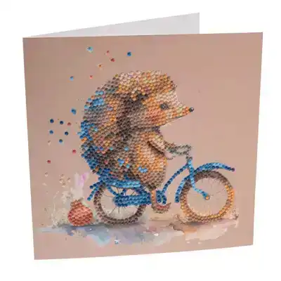 Crystal card Hedgehog