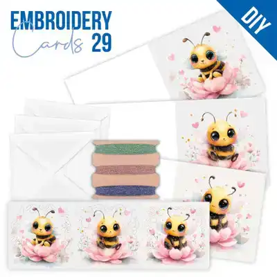 Stitch & Do PP cards 29 Cute Bees