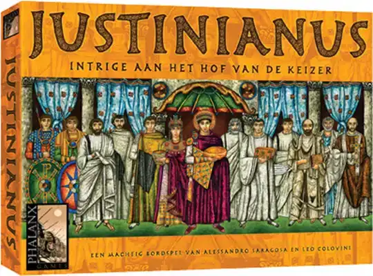 Justianus Intrige aan het hof van de keizer bordspel
