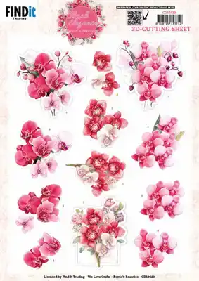 Berries Beauties knipvelset floral elegance orchid grace/magnolia dreams