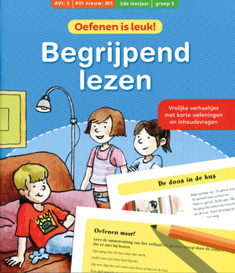 Oefenschrift begrijpend lezen groep 5 (niveau 3 m5)