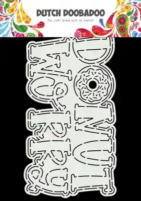 Dutch DooBaDoo Art Donut worry A5