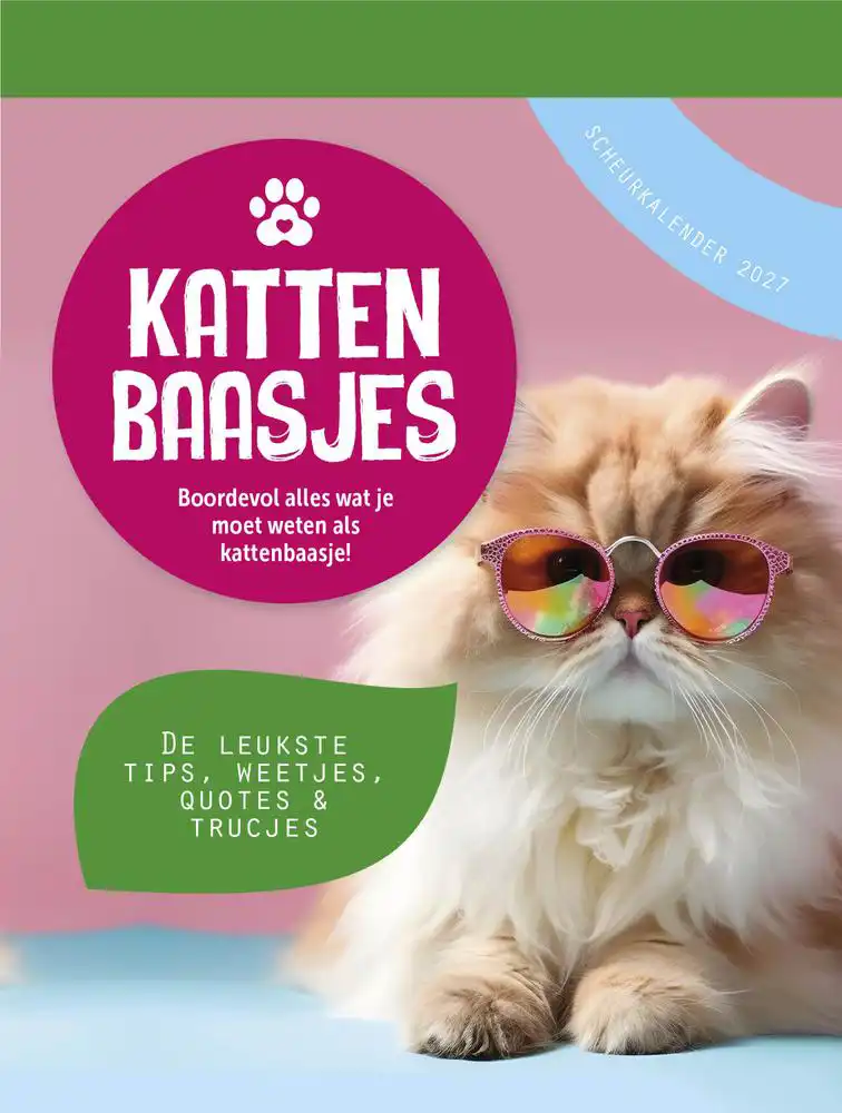 Scheurkalender 2027: kattenbaasjes