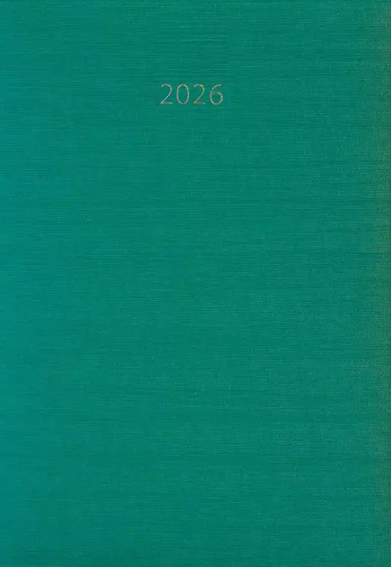 Weekagenda 2026 Turquoise 17x24cm