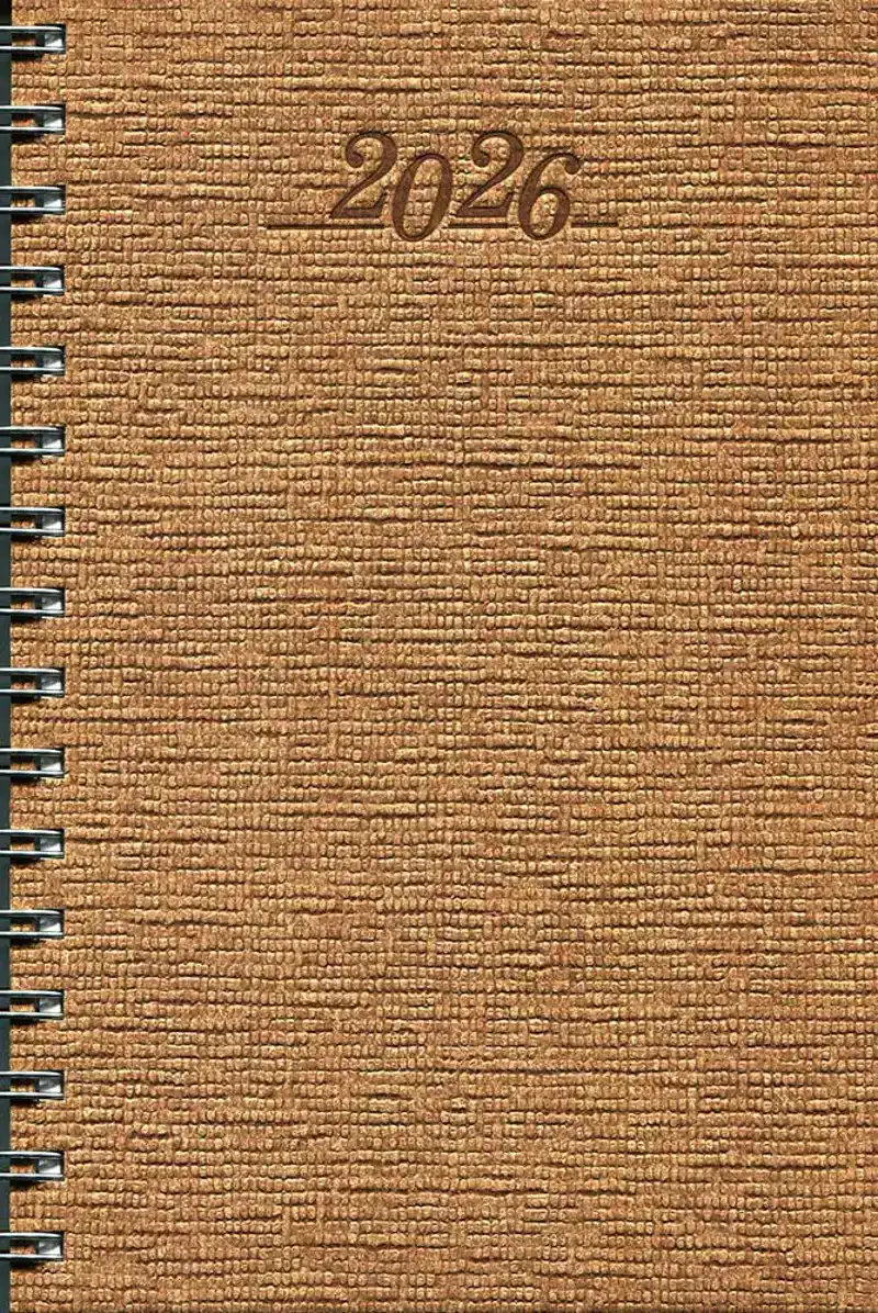 Dagagenda Wire-O 2026 Walnut