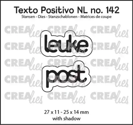Crealies Texto Positivo Leuke Post