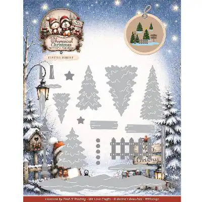 Snijmal Berries Beauties Whimsical Christmas Festive Forest