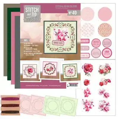 Stitch & Do on Colour - 40 - Floral Elegance