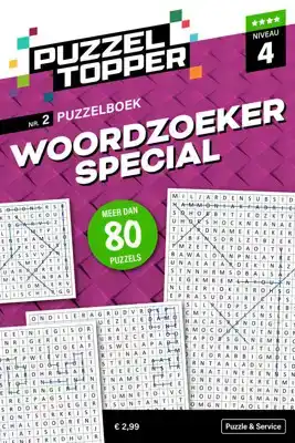 96 pag. woordzoeker special 4 stippen nr.2 puzzeltopper<br>