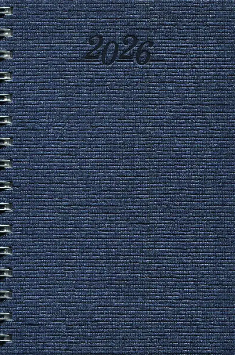 Dagagenda Wire-O 2026 Donkerblauw